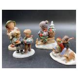 4 Hummel Collectable Figurines