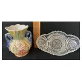 Vintage Lusterware Vase Made in Brazil & Vintage