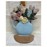 Cast Iron Flower Doorstop