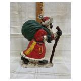 Cast Iron Santa Door Stop