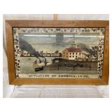 Situation Of America print