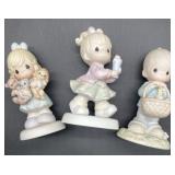 3 Collectible Precious Moments Figurines