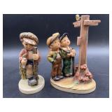 2 Hummel Figurines "Crossroads" &ï¿½On Secret Pathï¿½