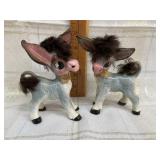 Pair of Ucagco Ceramic Donkeys