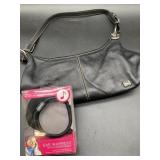 Black Sak Handbag and Ear warmers w/headphones