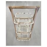 Vtg. Industrial-Style Trolley