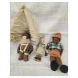 Vtg. Raggy Doodle paratrooper doll/ schoenhunt