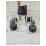 Mid-Century Modern Pyrex glass Carafe set