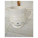 Vtg Longaberger pottery Pitcher