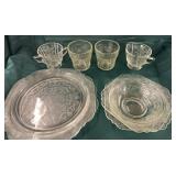 Federal glass co. "Madrid" plates