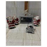 4 Siri vintage Santa Claus ornaments by allure