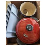 Minden Grill/ Vtg lunch trays / ceramic bowl