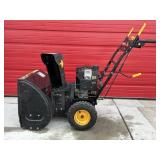 Electric start8 hp  , 24" six forward, two