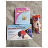 Table tennis set / wooden lancing Beads set /