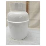 Vtg. White lidded sugar canister