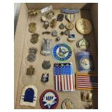 Military pins/ Eagle crest