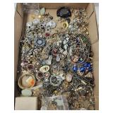 Lots of Vtg.post earrings/ clip on earrings/