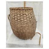 Antique hand woven Adirondack pack basket