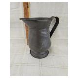 Antique French pewter pouring jug
