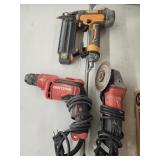 Milwaukee grinder/ craftsman screw gun/ Ridgid
