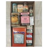 Vtg. Kool-Aid container, Vtg. Spice containers