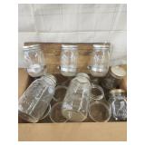 Vtg. Mason jars