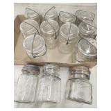 13 Vtg. Ball jars