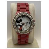Red Disney Mickey Watch by Accutime Watch Corp
