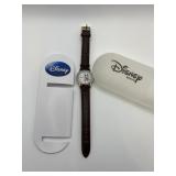 Disney Mickey Watch by warranty w/leather band