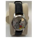 Disney Mickey Watch w/leather band