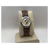 Disney Mickey Mouse Watch by Lorus Leather Band