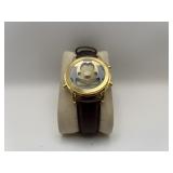 Mickey Mouse Watch w/Leather Band, water resistant