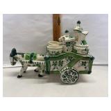 Vintage Nasco Hand Painted Condiment Cart