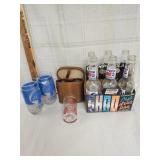 Vtg. Shaq 6 pack Pepsi , Vtg. Pepsi glasses,