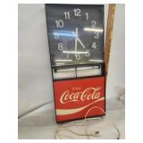 Vtg. Coca-Cola Clock