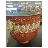 Vtg. Sarreguemines ceramic  pot