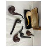 6 Vintage Smoking Pipes