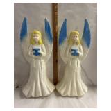2 Angel Blow Molds 18" tall