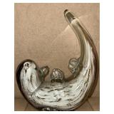 Hand-blown Dynasty Gallery Shimmering Sea Otter