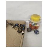 Vtg. Antique Clay marbles,  Vtg, Glass marbles,