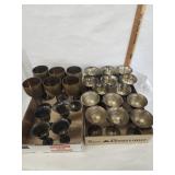 Antique Silver Plate Goblets
