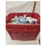 Rubbermaid Container Full of Vtg. McDonald