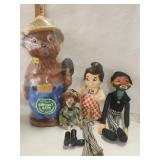 Vtg. Big Boy , Smokey Bear Lawn Ornament , Jock