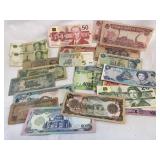 Foreign Currency-paper and coins