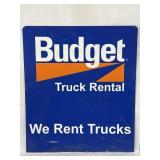 34 1/2 x 30 inch budget truck rental sign