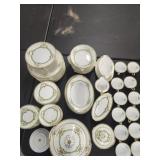 Serving for 12 Vtg. Noritake Dishes, Gravy dish,