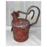 Red Vtg  safety can gas can