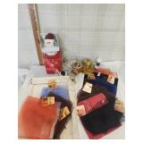 9 Scarfs, Art Glass Table lamp