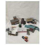 Vtg. Trains Transformer,  Fishing shack. Sawmill
