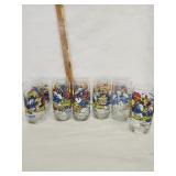 11 Vtg. Smurf Glasses